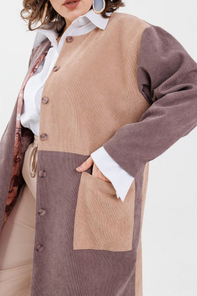Жакет Anelli 1271 капучино - фото 4