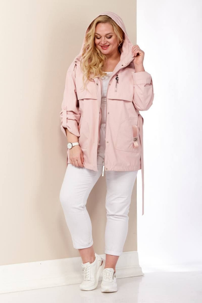 Куртка Shetti 2122 пудра - фото 4