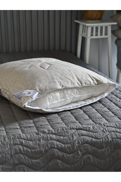 Подушка из льна 70х70 для домашнего комфорта Andreas Roti 4811561002275 - фото 5