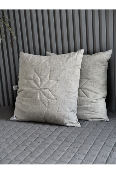 Подушка из льна 70х70 для домашнего комфорта Andreas Roti 4811561002275 - фото 1