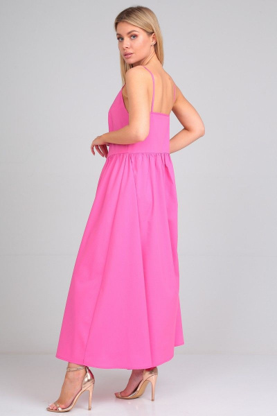 Летний сарафан на тонких бретелях с сборкой Your size 2194 - фото 7