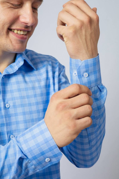 Рубашка Nadex 01-048612/429-23_170-176 голубой - фото 4