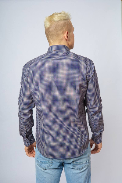 Рубашка Nadex 01-048711/429-23_170-176 синий_экрю - фото 4