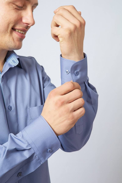 Рубашка Nadex 01-062913/204-23_170-176 серый - фото 3