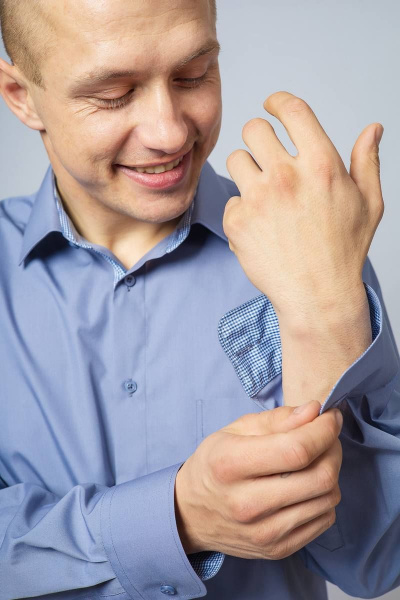 Рубашка Nadex 01-062913/204-23_182-188 серый - фото 4