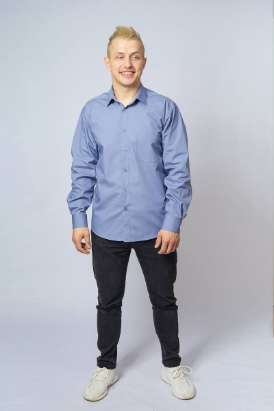 Рубашка Nadex 01-062913/204-23_182-188 серый - фото 1