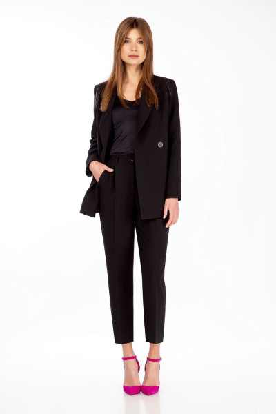 Брюки, жакет DAVA 161 черный - фото 6