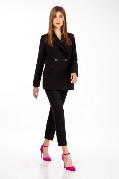 Брюки, жакет DAVA 161 черный - фото 7