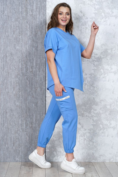 Брюки, джемпер Медея и К 2163 голубой - фото 4