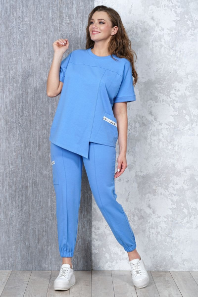 Брюки, джемпер Медея и К 2163 голубой - фото 6