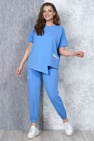 Брюки, джемпер Медея и К 2163 голубой - фото 7