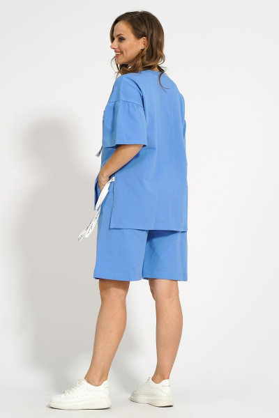 Джемпер, шорты Медея и К 2164 голубой - фото 6