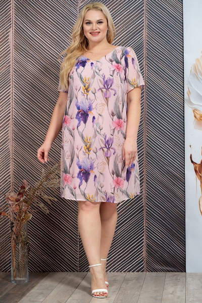 Платье Alani Collection 1900 ирисы - фото 2