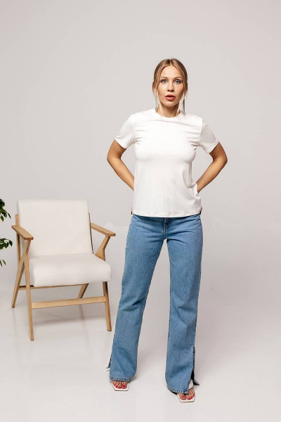 Майка Romgil 812ЛВТЗ молочный - фото 4