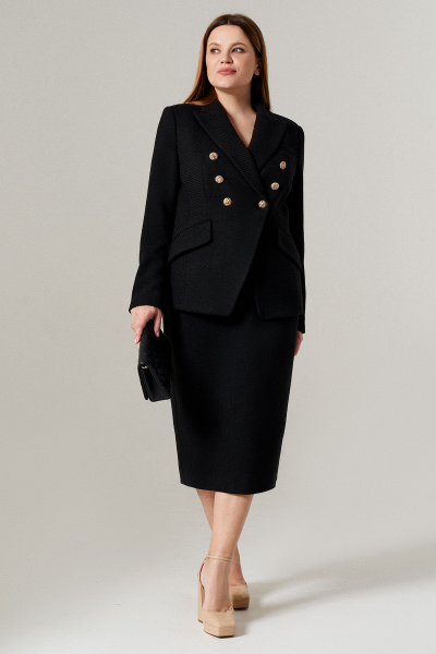 Жакет Панда 125030w черный - фото 6