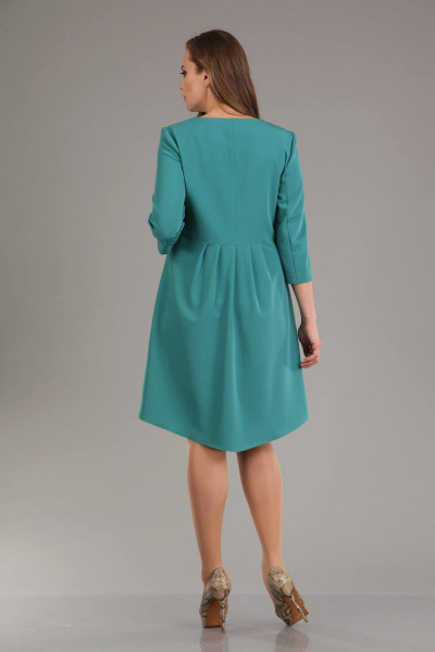 Платье Liona Style 555 бирюза - фото 2