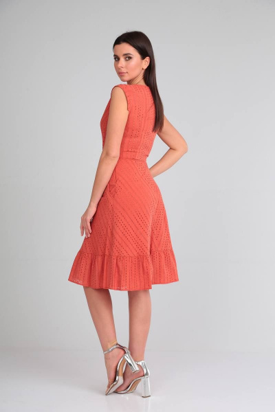Платье Verita 2270 кирпичный - фото 4