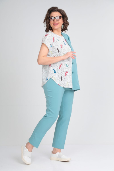 Брюки, жакет, топ ALEZA 1131 - фото 5