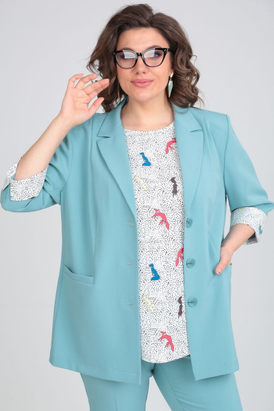 Брюки, жакет, топ ALEZA 1131 - фото 8