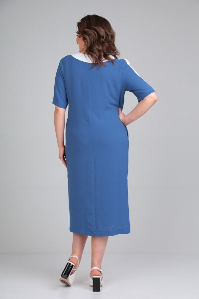 Платье Диомант 1869 голубой - фото 7