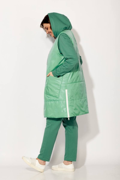 Брюки, жилет, свитшот TAiER 1190 мята - фото 6