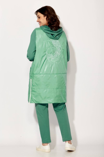 Брюки, жилет, свитшот TAiER 1190 мята - фото 8