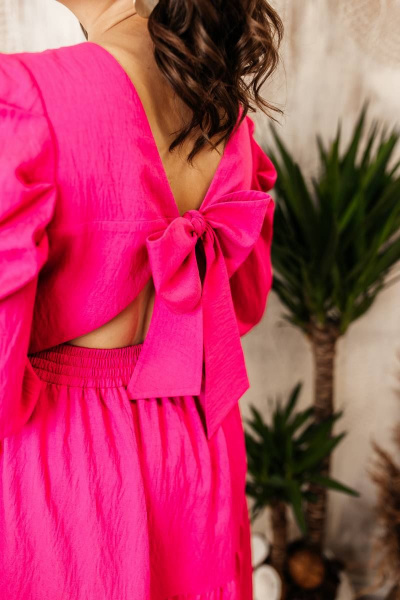 Платье Romanovich Style 1-2497 малиновый - фото 8