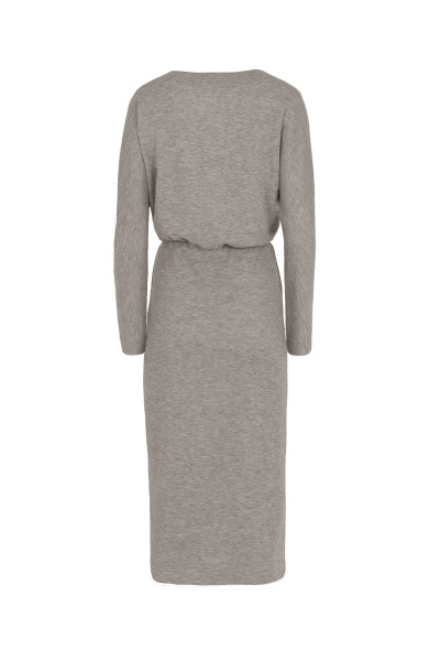 Платье демисезонное из вискозы и трикотажа Elema 5К-12318-1-164 серый - фото 5