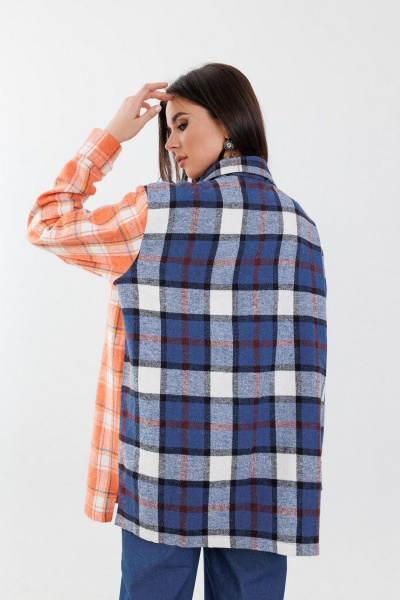 Рубашка Anelli 1287(over2) синий - фото 3