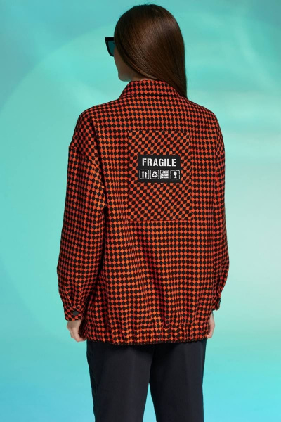 Жакет Faufilure С565 терракот - фото 4