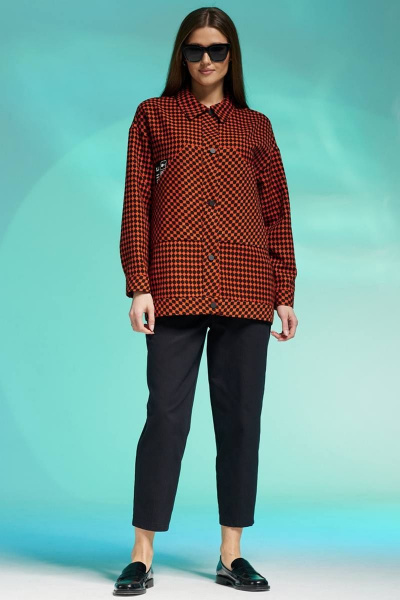 Жакет Faufilure С565 терракот - фото 1