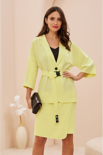 Блуза, жакет, юбка Lissana 4698 желтый - фото 5