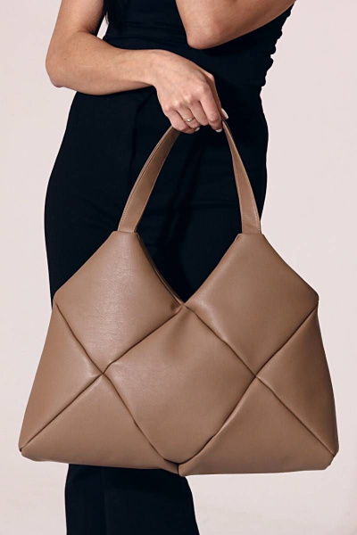 Маленькая сумка на молнии из экокожи для повседневных образов MT.Style ROMB2 iris - фото 3