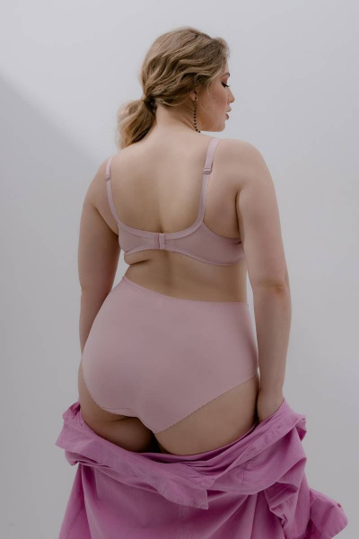 Большие размеры бюстгальтер с мягкой чашкой из эластичного трикотажа Леди Леда 410-163 - фото 2