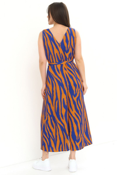 Комбинезон Магия моды 2255 оранж-синий - фото 2