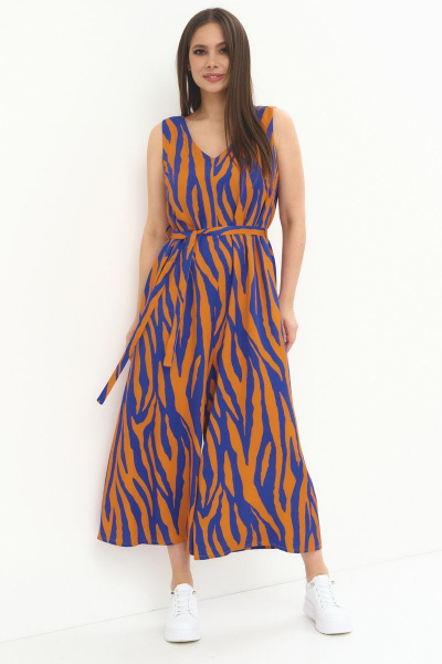 Комбинезон Магия моды 2255 оранж-синий - фото 1