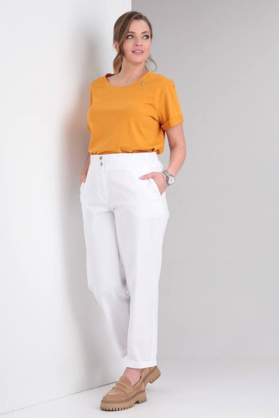 Брюки Bliss 068 белый - фото 4