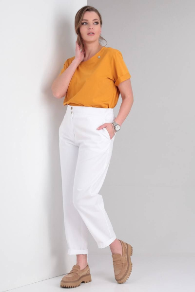 Брюки Bliss 068 белый - фото 2