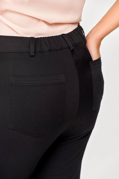 Деловой костюм из джинса с oversize жакетом и брюками Swallow 593 /1 - фото 10