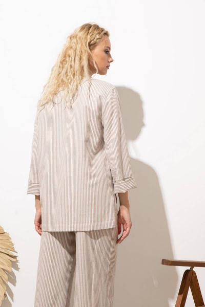 Туника-жакет прямого силуэта с длинным рукавом и воротником-стойкой Femme & Devur 71076 1.54F(170) - фото 5