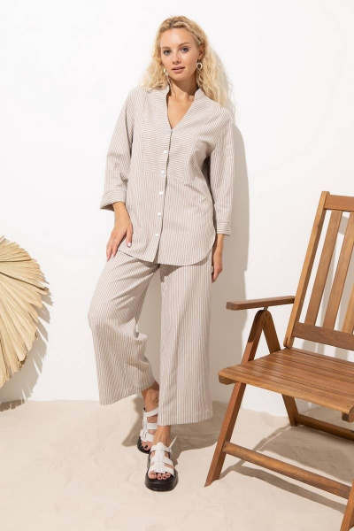 Туника-жакет прямого силуэта с длинным рукавом и воротником-стойкой Femme & Devur 71076 1.54F(170) - фото 2