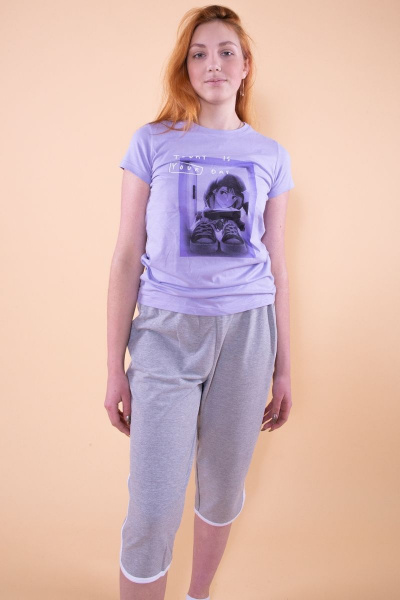 Капри 8 Марта 3229-3С5061Д40-158,164 серый - фото 3