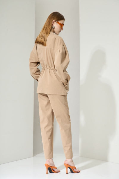 Летний комплект из жакета, брюк и топа свободного силуэта Орхидея 1253 - фото 2