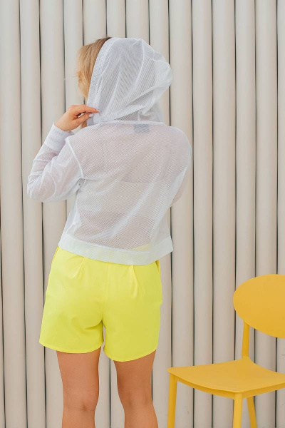 Худи из сетки на молнии с капюшоном для повседневной носки Tanya Arzhanova ТА484 - фото 3