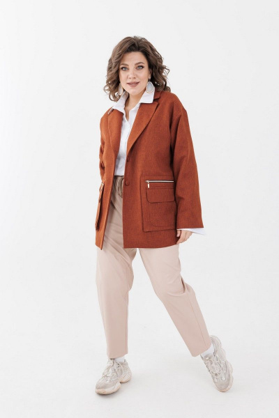 Жакет Anelli 942 кэмэл - фото 1