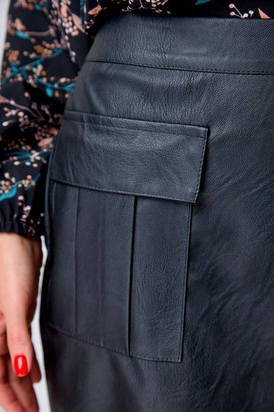 Юбка Anelli 975 черный - фото 4