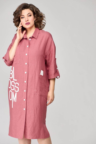 Платье Runella 1562 коралл - фото 6