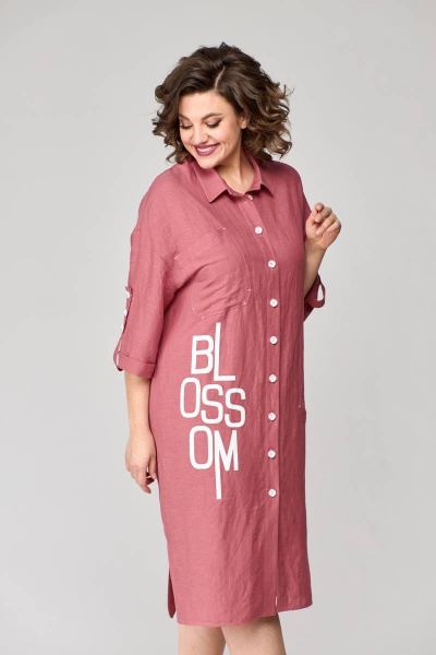 Платье Runella 1562 коралл - фото 3