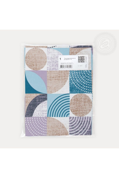 Кухонное мультиколор полотенце из рогожки 50х70 см АРТПОСТЕЛЬ ПКР50.70 марципан - фото 5