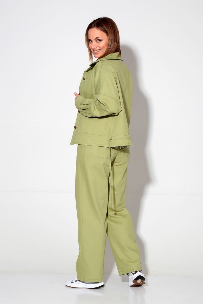 Брюки, жакет Liona Style 865 фисташка - фото 2